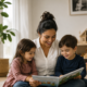 Nanny Green Card Image with Children